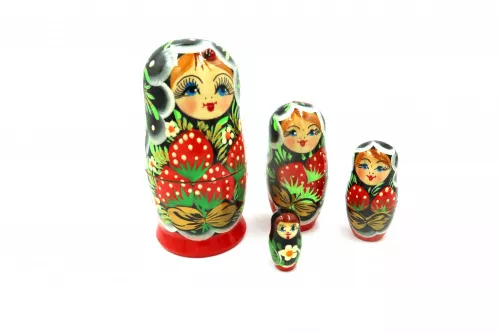 Матрешка классическая. 10 см. 4 фигурки. В ассортименте