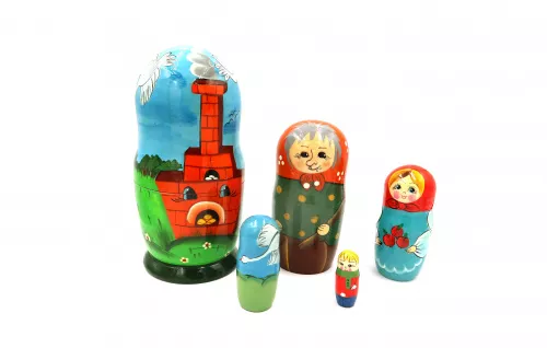 Гуси-лебеди. Сказка в матрешке